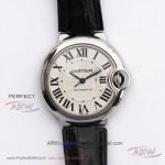 V9 Factory Cartier Ballon Bleu Stainless Steel Case White Dial 076 Automatic Watch W6900556